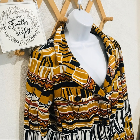 Lafayette 148 Multicolored Blazer Jacket Sz 12 - Picture 5 of 10